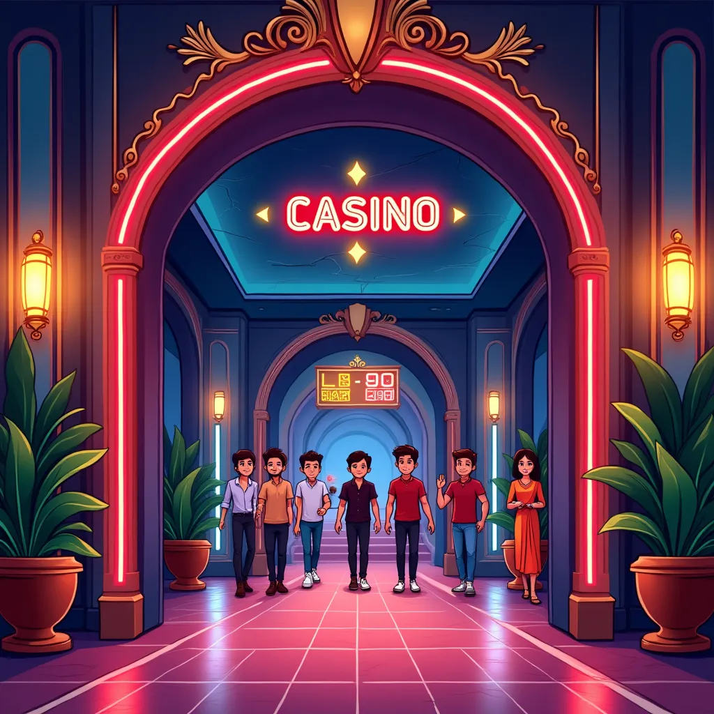 VBet live casino hero background with neon purple lights